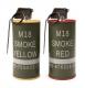 M18 Mock Smoke Grenade Shape bb Loder Container Set Red - Yellow G-07-045 by G&G